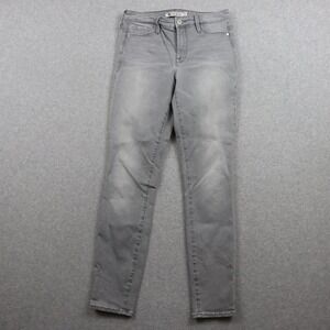 Athleta Jeans Womens 4 Sculptek Skinny Stretch Flex 5-Pocket Denim Gray‎